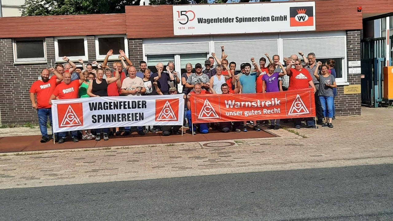 Wagenfelder Warnstreik 2025