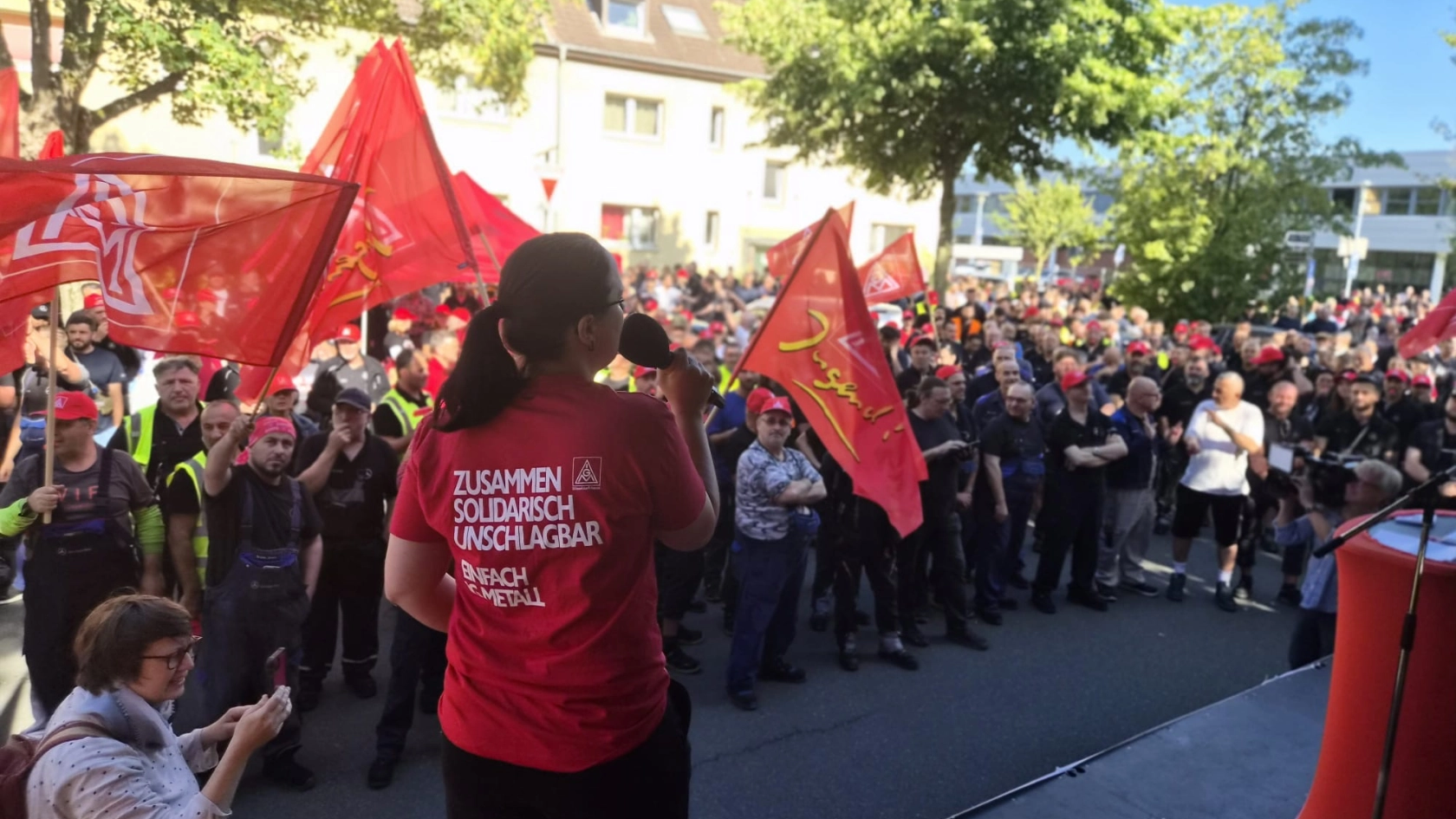 Mercedes Protest