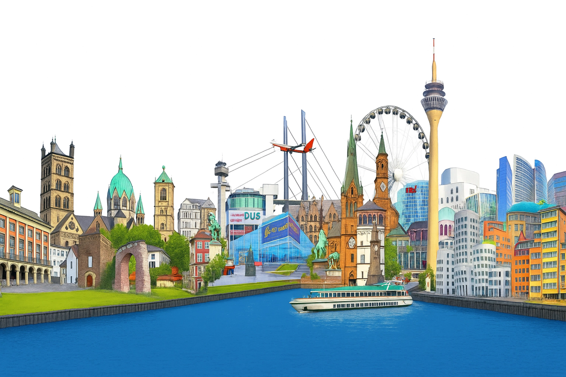Düsseldorf-Neuss Panorama