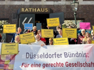 Düsseldorfer Bündnis zum städtischen Haushalt: 2026: Stadt setzt falsche Prioritäten!