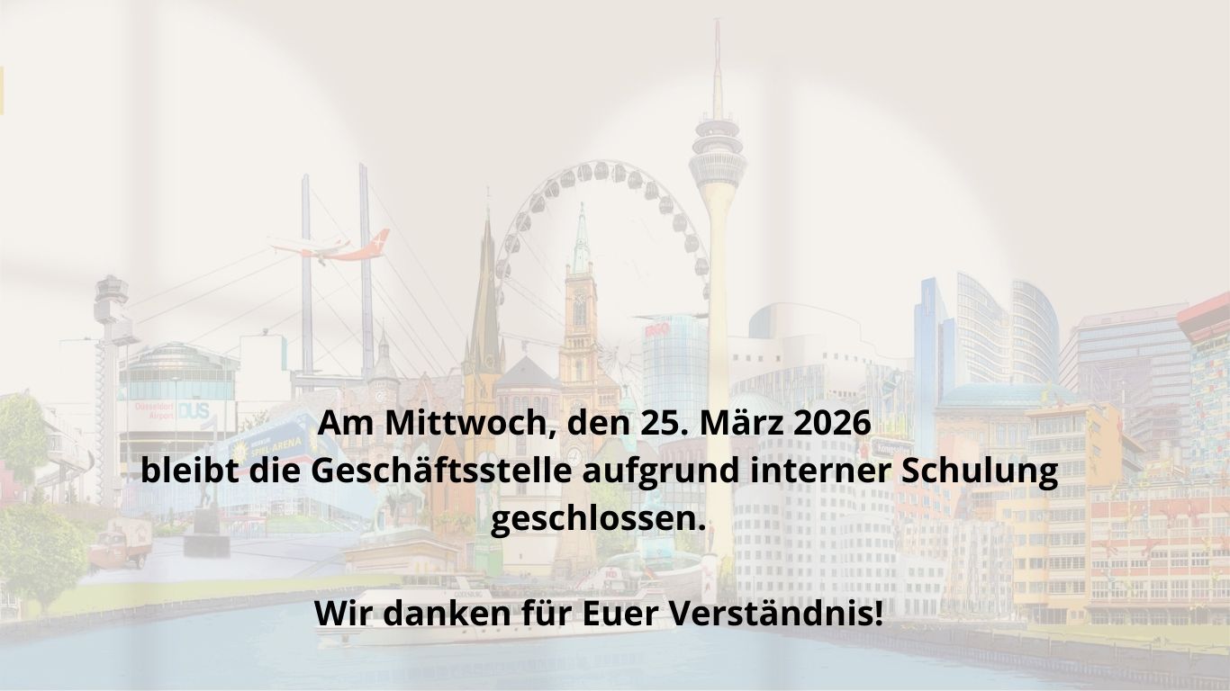 GS Schließung 25.03.2026