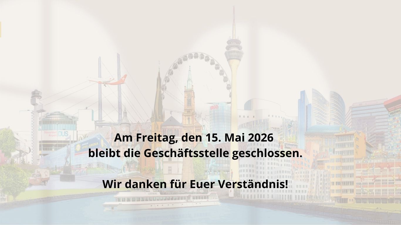 GS Schließung 15.05.2026