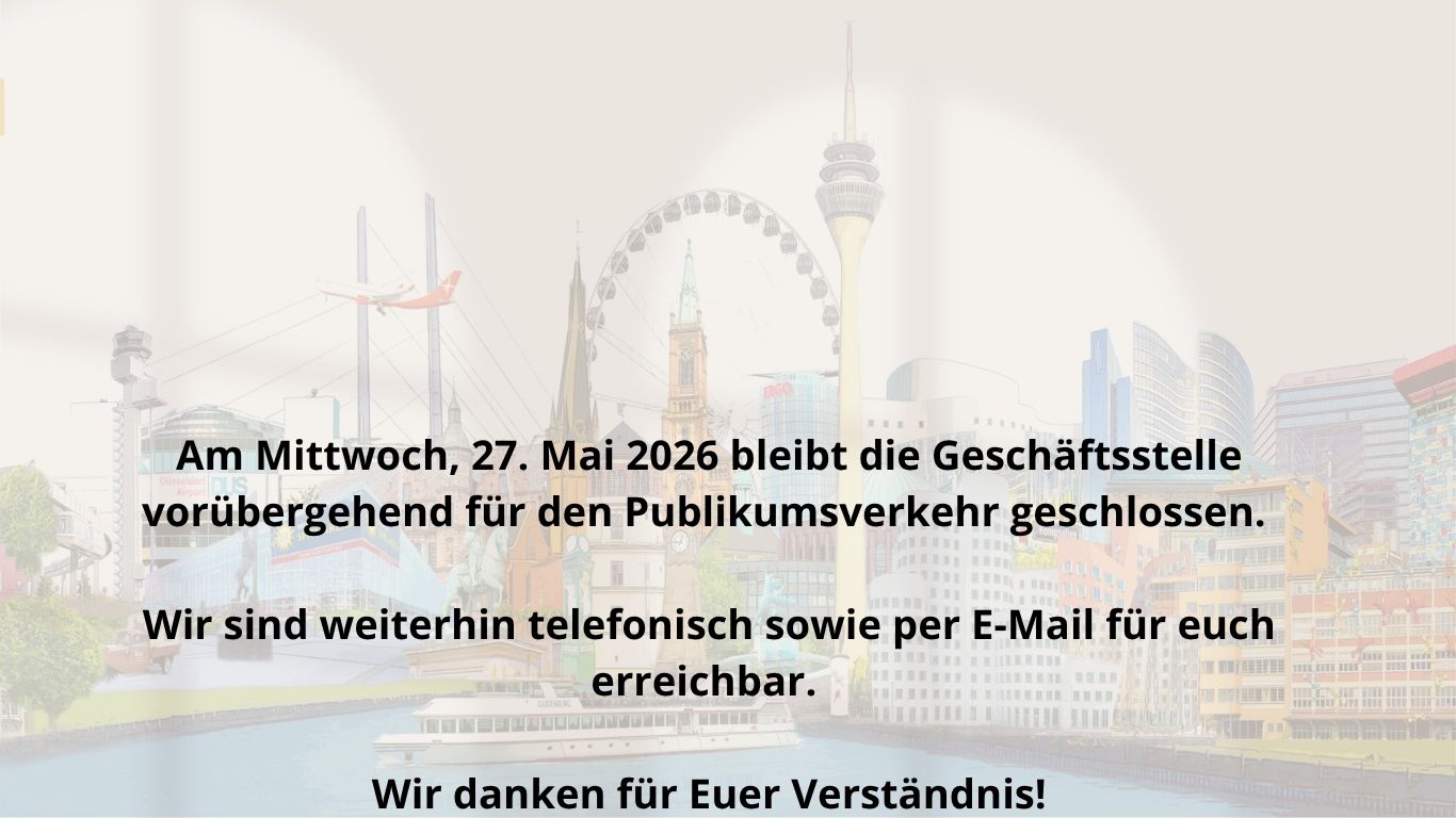 Schließung GS 27.05.2026