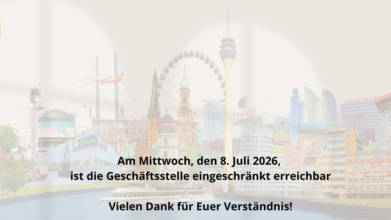 Eingeschränkte Erreichbarkeit am 08.07.2026